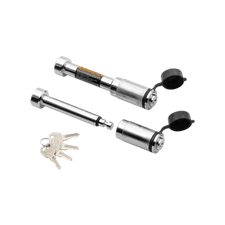 Hitch Lock For 2" Receiver 5/8" to 3/4 in Pin Dia. Combo Set Keyed Alike