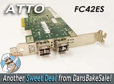 ATTO Technology FC42ES 4GB Dual-Channel PCIe Card 