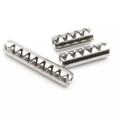 M2 M2.5 Toothed Flexible Pin Cylindrical Corrugated Serrated Cotter Pins 
