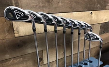 USED RH Men's Turbo Power Action Wide Sole Irons Set #3-SW Reg Flex 5621-3SWI