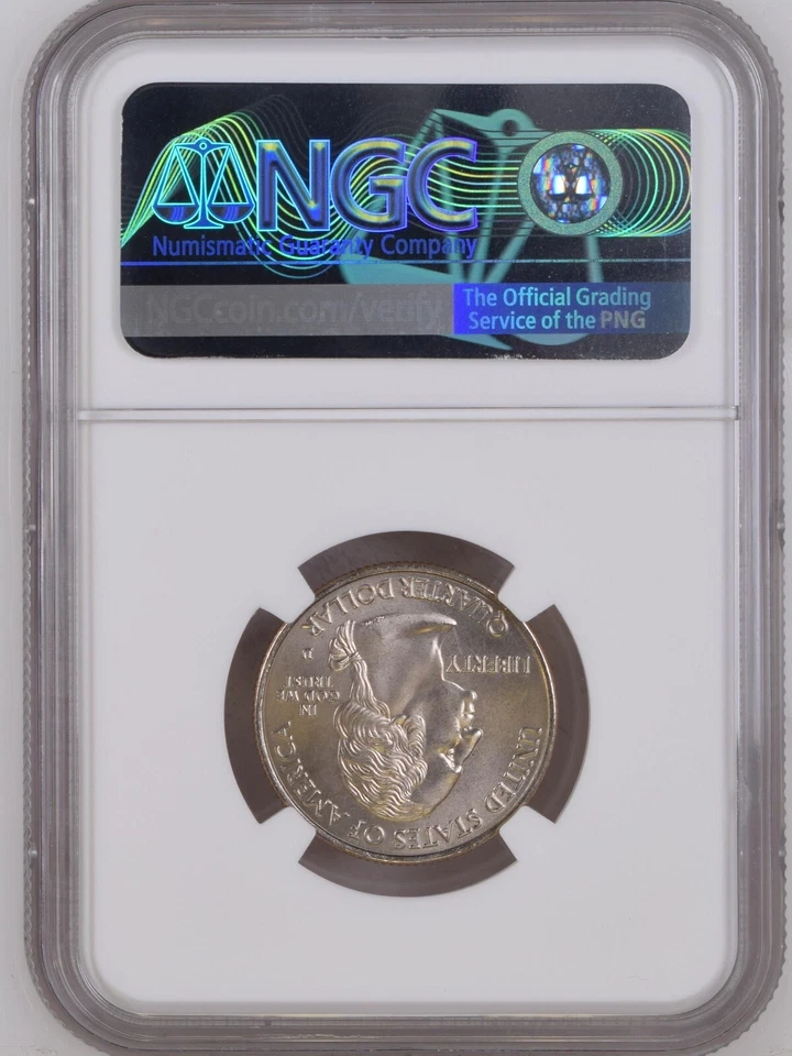 2009 D Guam Quarter SMS NGC MS67 - 25c Satin MS 67 - Image 2 of 2