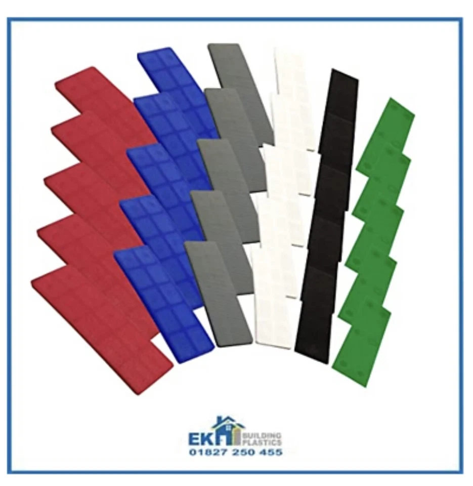 Glazing packers ,window , floor spacers 28mm 1000 box choose size 1-6mm mix