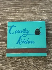 VINTAGE MATCHBOOK - THE COUNTRY KITCHEN COLD SPRING HARBOR NY USED FRONT STRIKE
