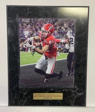 Georgia Bulldogs 2023 National Champion Ladd McConkey 8x10 plaque w nameplate