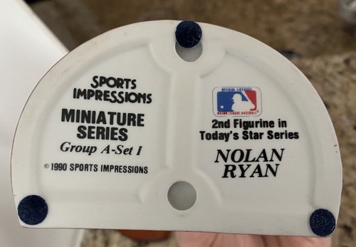 Figurina MLB Baseball Nolan Ryan Sports Impressions 1990 Texas Rangers - Foto 4 di 4