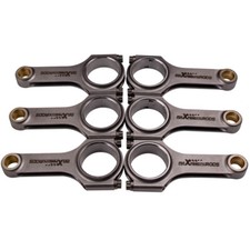 H-Schaft Pleuel for BMW E34 M5 3.6L S38 B35 144mm Connecting Rods ARP 2000