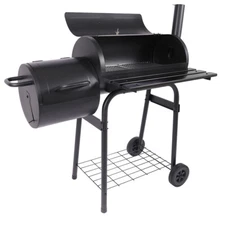 43" BBQ Grill Charcoal Barbecue Pit Outdoor Patio Backyard Meat Cooker Smoker