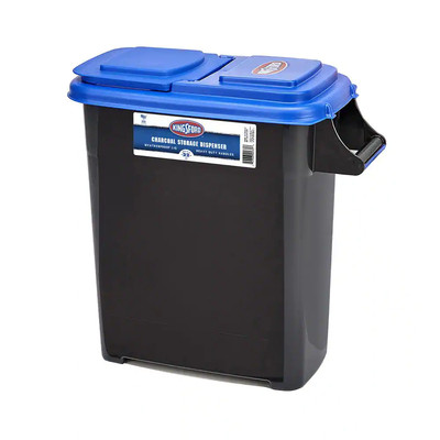 Charcoal Briquettes Storage Dispenser Heavy duty handles enable easy toting