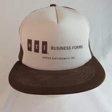 Vintage Snapback Mesh Trucker Hat Cap - OEI Business Forms - Office Electronics,