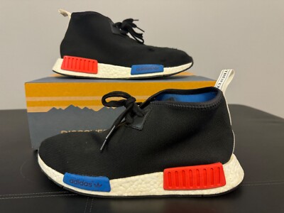 adidas NMD_C1 Core Black Men's Size 10 OG Red Blue Ultra Boost