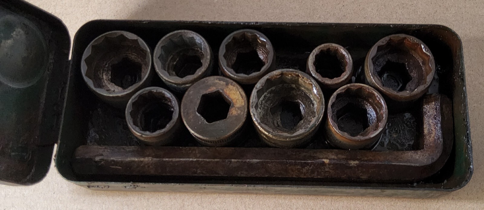 VINTAGE TOMAHAWK 10-PIECE SET HEX DRIVE SOCKETS ALLEN RARE! | eBay
