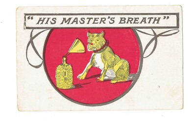 Postcard Vin(1) His Master's Breath  UP (#217)