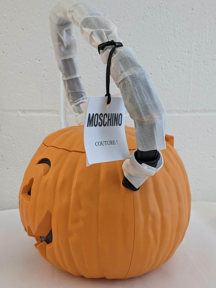 Moschino ハントハック 🎃 SS20 Moschino Couture Jeremy Scott PUMPKIN TOP HANDLE