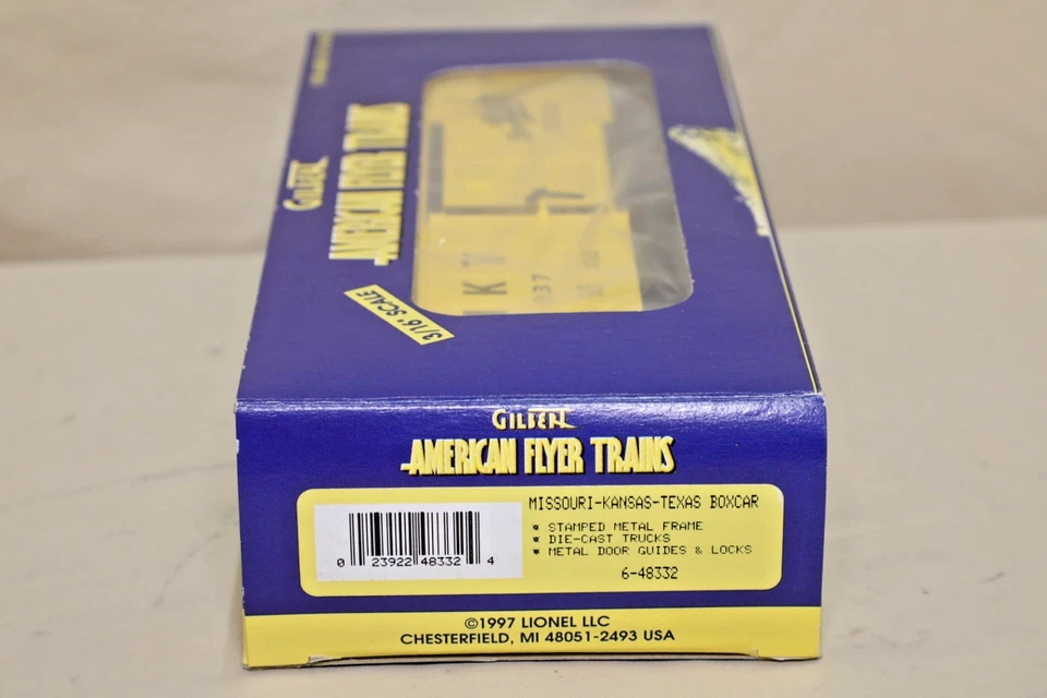 American Flyer 6-48332 MKT (KATY) Boxcar #937 in original box - Image 3 of 4