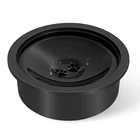 No Spill Water Bowl for Dogs, 30oz Slow Drinking Dog Slobber Stopper, Black