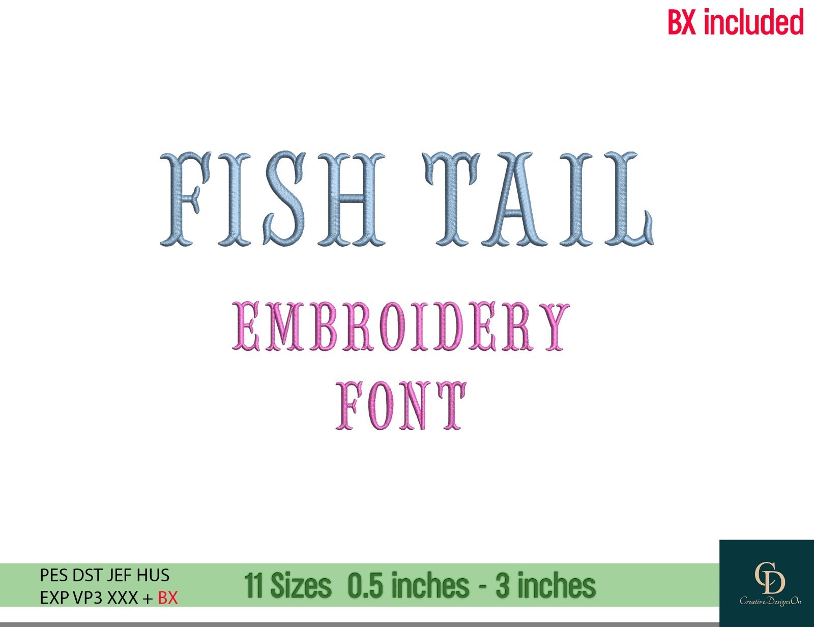 Font, Bx Font, Brother Pes Font, Monogram Font, 11 Sizes