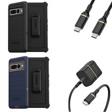 OtterBox Defender Pro Case for Google Pixel 7 Pro (Only) - With 20W Fast Charger