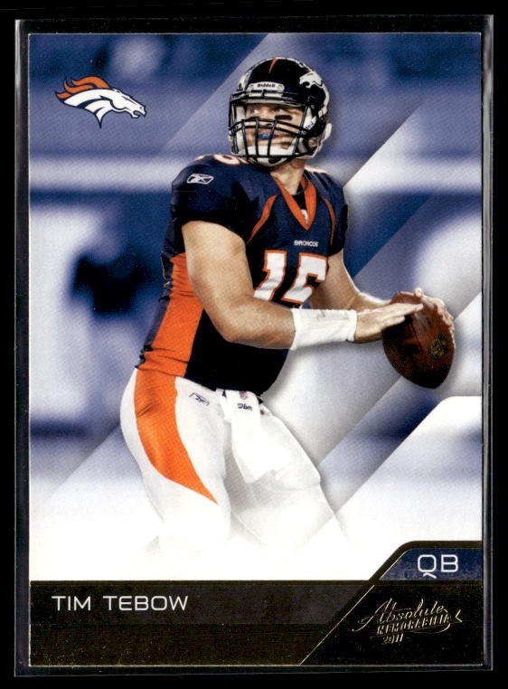 Tim Tebow 2011 Panini Absolute Memorabilia #34 Retail Denver Broncos