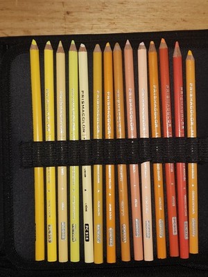 VTG Sanford Pencil Art 90 Color Prismacolor Case Prof Soft Thick Lead Pencil