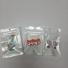 6 Pcs Knitting Needle Point Stoppers Protector, Balloons, Fox, Flowers