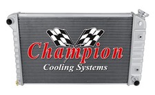 Sr Champion 3 Row Stamped Tank Radiator 26 Core For 1978 Pontiac Lemans