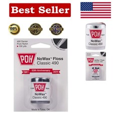 Unwaxed Dental Floss 100 Yards - for Effective Oral Care