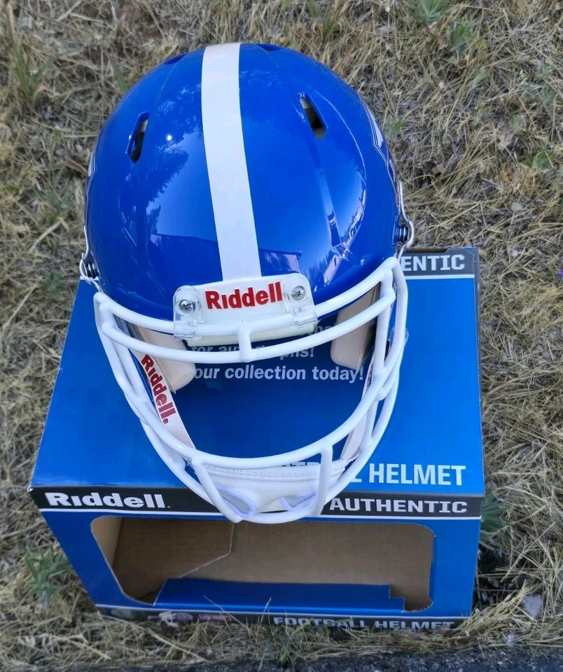/Rare New Large Riddell Full Size Authentic Football Speed Helmet. Collect Me! - Image 4 of 4