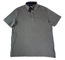 NWT Polo Ralph Lauren Performance Gray Golf Polo Club All Over Print Sz. XL 115
