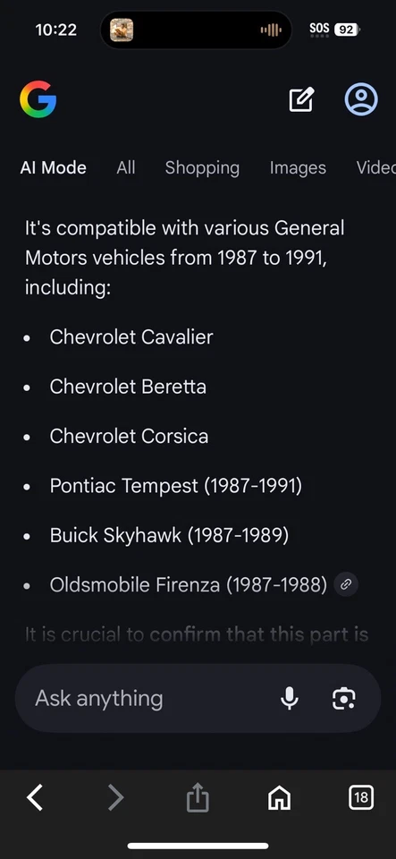 NUEVO Kit de juntas de culata sellado GENUINO OEM GM 10159477 1987-1991 vehículos GM Foto 2 de 4