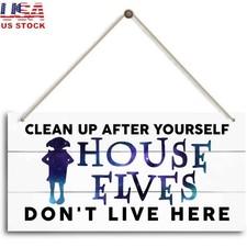 Funny Kitchen Sign Clean Up After Yourself Home Decor Wall Art Gift Idea New
