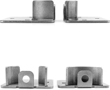 Heavy Duty Puck Lock and Hasp, 2 Pack High Security Steel Hidden Shackle Keye...