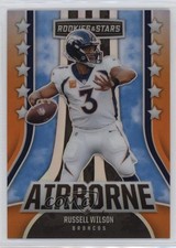 2023 Panini Rookies & Stars Airborne Orange Prizm 2/25 Russell Wilson #AI-10 0c6
