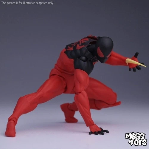 Mess Toys Scarlet Neighbor Kaine Parker Spider-Man 1/12 Action Figure USA STOCK image 6