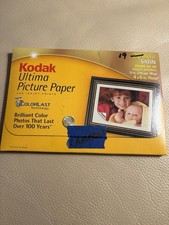 Kodak Ultima Picture Paper Color Last Technology 19 High Gloss Sheets 4 x 6
