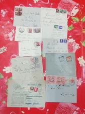 Storia Postale Regno d'Italia Lotto Di 28 Buste Varie 