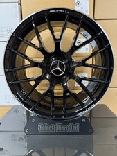 X4 19" C63s ALLOY WHEELS BLACK MERCEDES C W205 E CLASS W212 C207 AMG COUPE 5x112