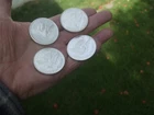 lot of 4 Flying Eagle and American Flag 1 oz .999 Fine Silver Rounds