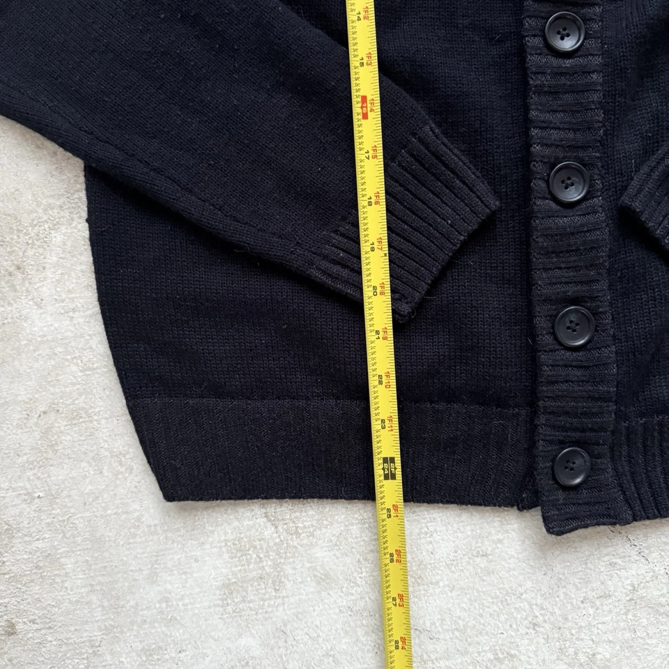 Toscano 男式毛衣中号美利奴羊毛混纺开衫 — 第 2/4 张图片