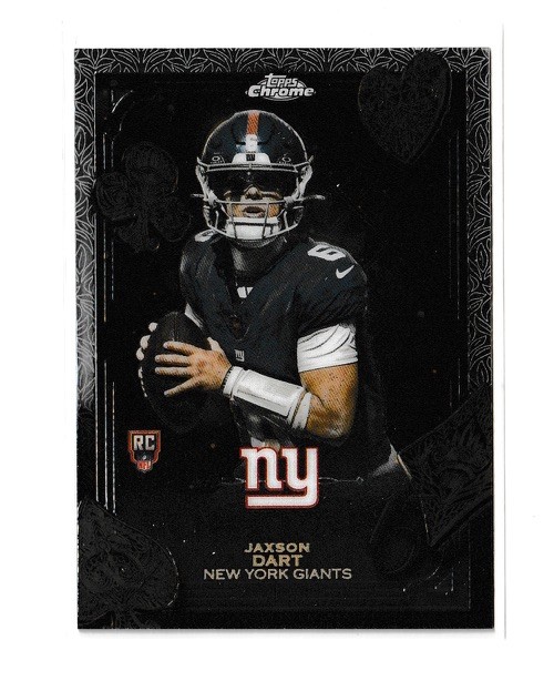 Jaxson Dart Fortune 15 Topps Chrome Rookie New York Giants F15-23 (RC)