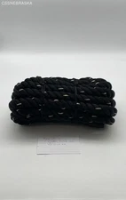 Black Aprrox 25' Length Undulation Rope Exercise Fitness Workout