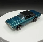 Vintage Hot Wheels Redline Custom T-Bird Aqua HK - Good Condition
