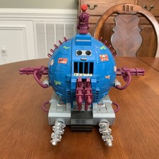 Vintage Playmates TMNT 1993 Technodrome Scout Vehicle nearly complete - READ