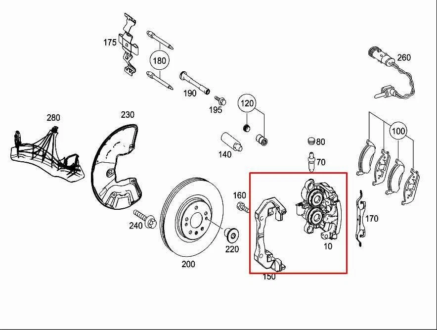 2012-2015 Mercedes-Benz ML350 Front Right Side Brake Disc Caliper 166-421-02-81 - Image 2 of 4