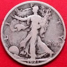 1921 WALKING LIBERTY HALF