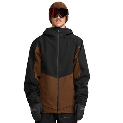 Volcom Brighton Full Zip Jacket / Snowboard Jacke - Brown