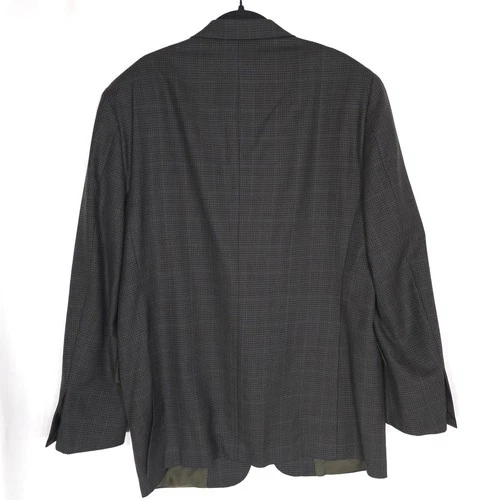HICKEY FREEMAN 1899 USA Worsted Wool Blazer Jacket Sport Coat Brown 44L Beacon image 11