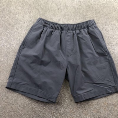 Olivers Shorts Mens Large Gray Microfiber 8 Inch Running Gym Quick Dry Pockets