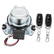 12V Remote Battery Disconnect Switch,300A Heavy Duty Car Kill Switch,Anti 