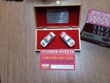 ROB MOROSO #25 AND # 20 SWISHER SWEETS OLDSMOBILE 1989 ROTY WOOD CASE