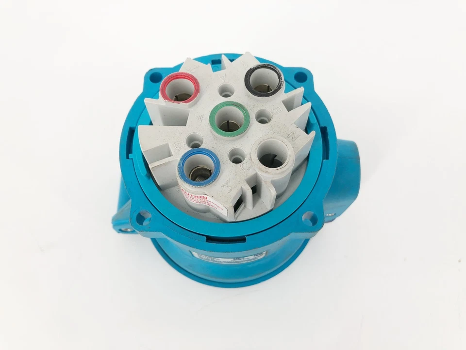 New Meltric 63-64143 Receptacle Connector DSN60 60A 3P + E 600VAC 20HP - No Box - Image 4 of 4